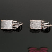 Load image into Gallery viewer, Reserved For Seeta Ramkumaran American Diamond Earrings FL6