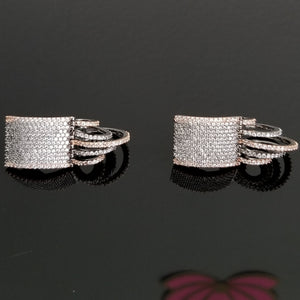 Reserved For Seeta Ramkumaran American Diamond Earrings FL6