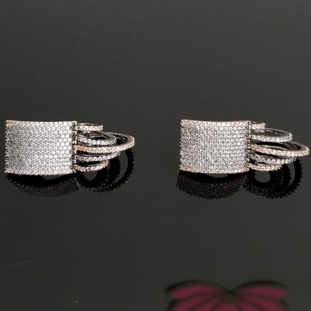 Reserved For Seeta Ramkumaran American Diamond Earrings FL6