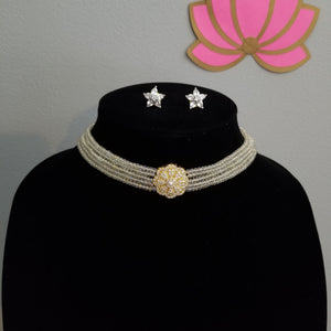 Reserved For Nagini M AD charm Beads Choker FL22