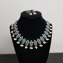 Load image into Gallery viewer, Indo Western Trendy Necklace With Oxidised Plating 2683