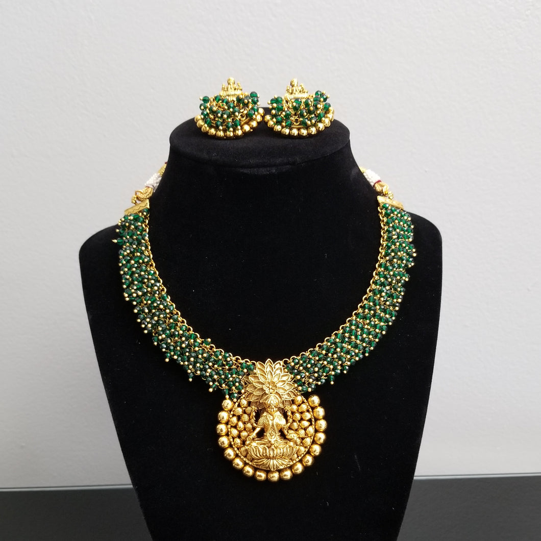 Reserved For Sowjanya And Maha Lakshmi Antique Pearl Necklace With Gold Plating 7079