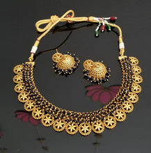 Load image into Gallery viewer, Reserved For Eswara rao Ch And Sravani L Antique Classic Necklace With Gold Plating 7653
