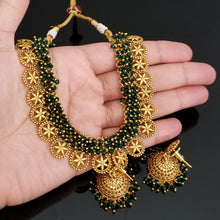 Load image into Gallery viewer, Reserved For Hrushmitha Antique Classic Necklace With Gold Plating 7653