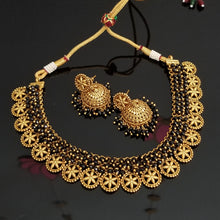 Load image into Gallery viewer, Reserved For Maha Lakshmi, Usha Sree and Dharmishta V Antique Classic Necklace With Gold Plating 7653