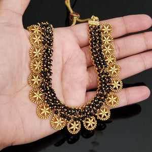 Reserved For Maha Lakshmi, Usha Sree and Dharmishta V Antique Classic Necklace With Gold Plating 7653