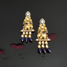 Load image into Gallery viewer, Reserved For Prathyusha Garimidi Designer Classic Earring With Gold Plating 0652