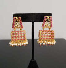 Load image into Gallery viewer, Reserved For Divyasri Nandipi Antique Classic Earring With Gold Plating AG13