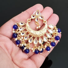 Load image into Gallery viewer, Indo Western Chand Earring With Gold Plating
