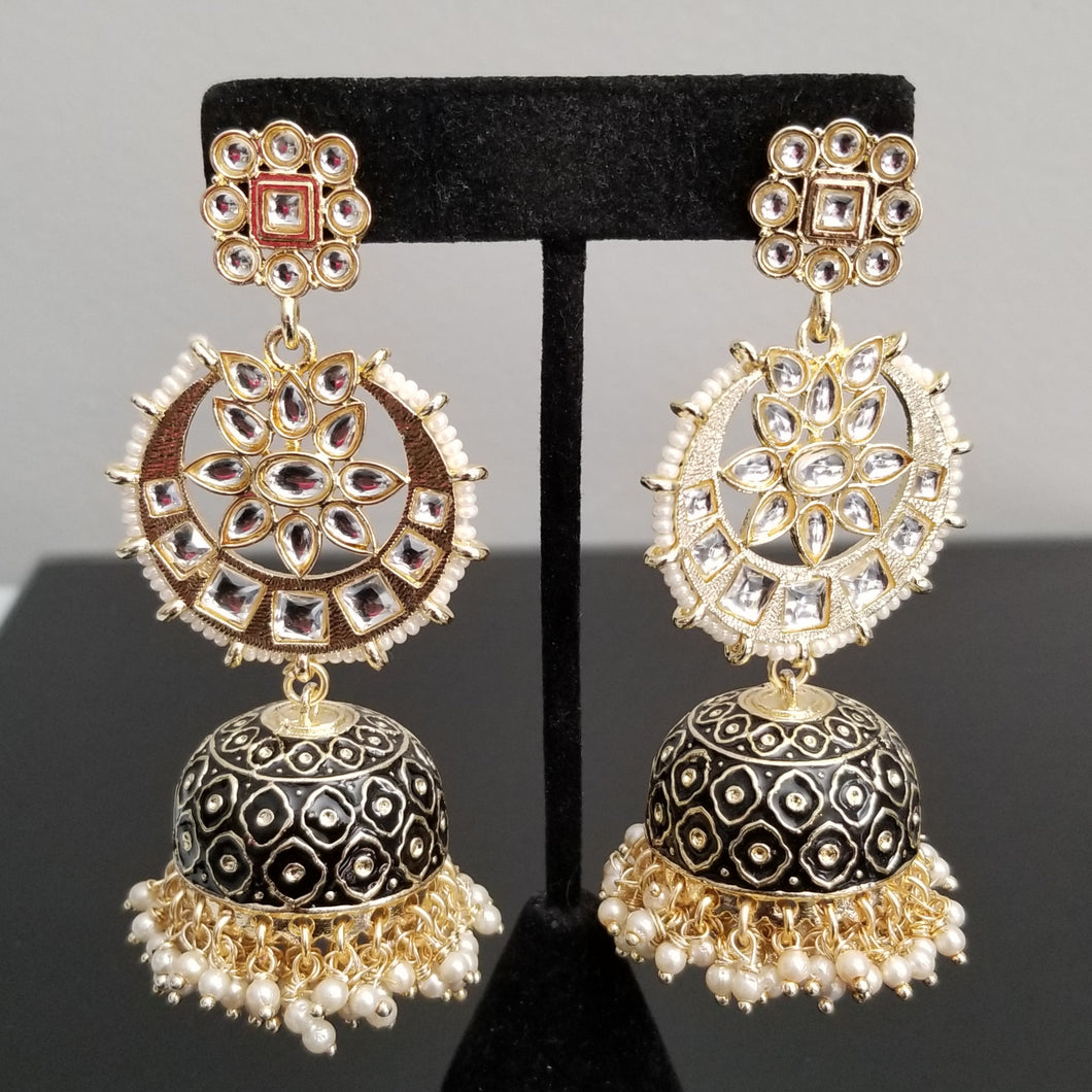 Indo Western Jhumkis With Gold Plating cd1