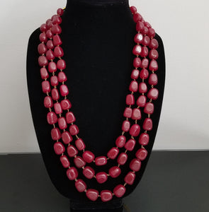 Reserved For Indira D Glass Beads Layer Necklace
