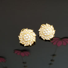 Load image into Gallery viewer, Gold Plated Big Kundan Studs