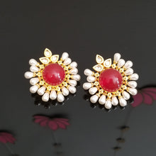Load image into Gallery viewer, Reserved For Sahithi P Big Pearl Statement Studs