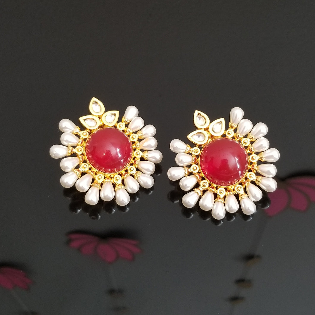 Reserved For Sahithi P Big Pearl Statement Studs