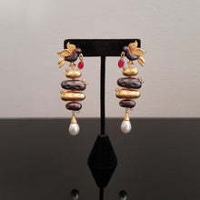 Load image into Gallery viewer, Reserved For Preethi J Fusion Style Bird Earrings