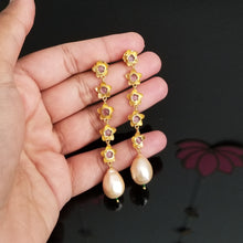 Load image into Gallery viewer, Reserved For Kusuma V Dainty Pearl Tassel Earrings