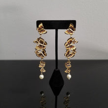 Load image into Gallery viewer, Indo Western Multi Polish Butterfly Earrings