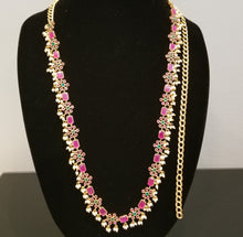 Load image into Gallery viewer, Gold Finish Kemp Stones Hip Chain