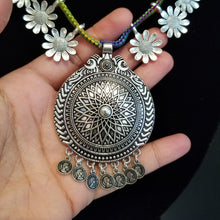Load image into Gallery viewer, Reserved For Swathi Indo Western Classic Necklace With Oxidised Plating