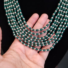 Load image into Gallery viewer, Indo Western Mala Necklace With Oxidised Plating