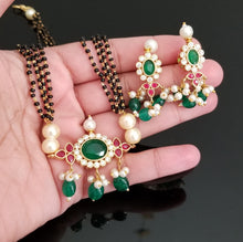 Load image into Gallery viewer, Reserved For Esha And Kiranmayee CZ Mangalsutra With 4 Layer Chain