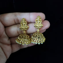 Load image into Gallery viewer, Reserved For Shravani Antique Temple Necklace With Gold Plating