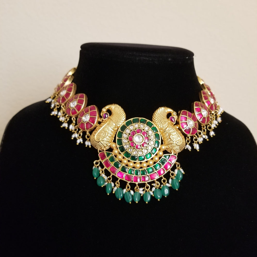 Jadau Kundan Necklace Set