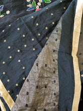 Load image into Gallery viewer, NY 4 Black - Gold Thread Work Kurti Set