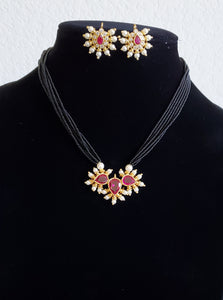Antique Delicate Mangalsutra With Gold Plating GG12
