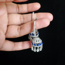 Load image into Gallery viewer, Cz Jhumki With Rhodium Plating