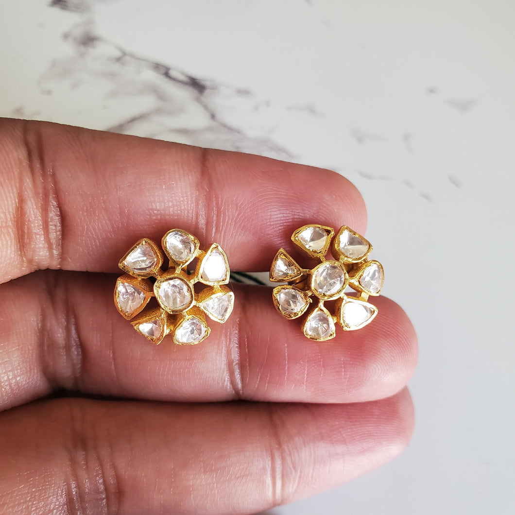 PREORDER 92.5 Silver Small Moissonite studs Preorder Advance Payment