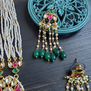Pachi Kundan Pearl Set With Gold Plating
