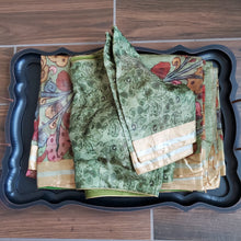 Load image into Gallery viewer, Digital Print Kalamkari Benaras Fancy Silk Saree Set