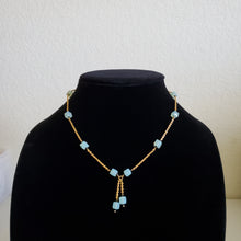 Load image into Gallery viewer, Srujana Maruri and Pavani B Fancy Delicate Bead Chain Set Mint