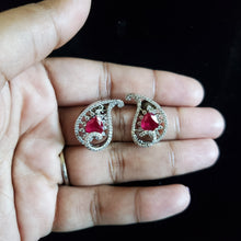 Load image into Gallery viewer, Cz Tops With Rhodium Plating