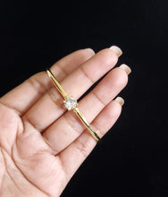 Load image into Gallery viewer, Naga Sai Sri, Sowji, Anusha K and Mounishree Cz Delicate Kada With Gold Plating