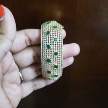 Load image into Gallery viewer, Cz Broad Kada With 2 Tone Plating