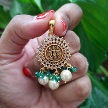 Load image into Gallery viewer, Preorder 92.5 Silver CZ Ram Parivar Pendant