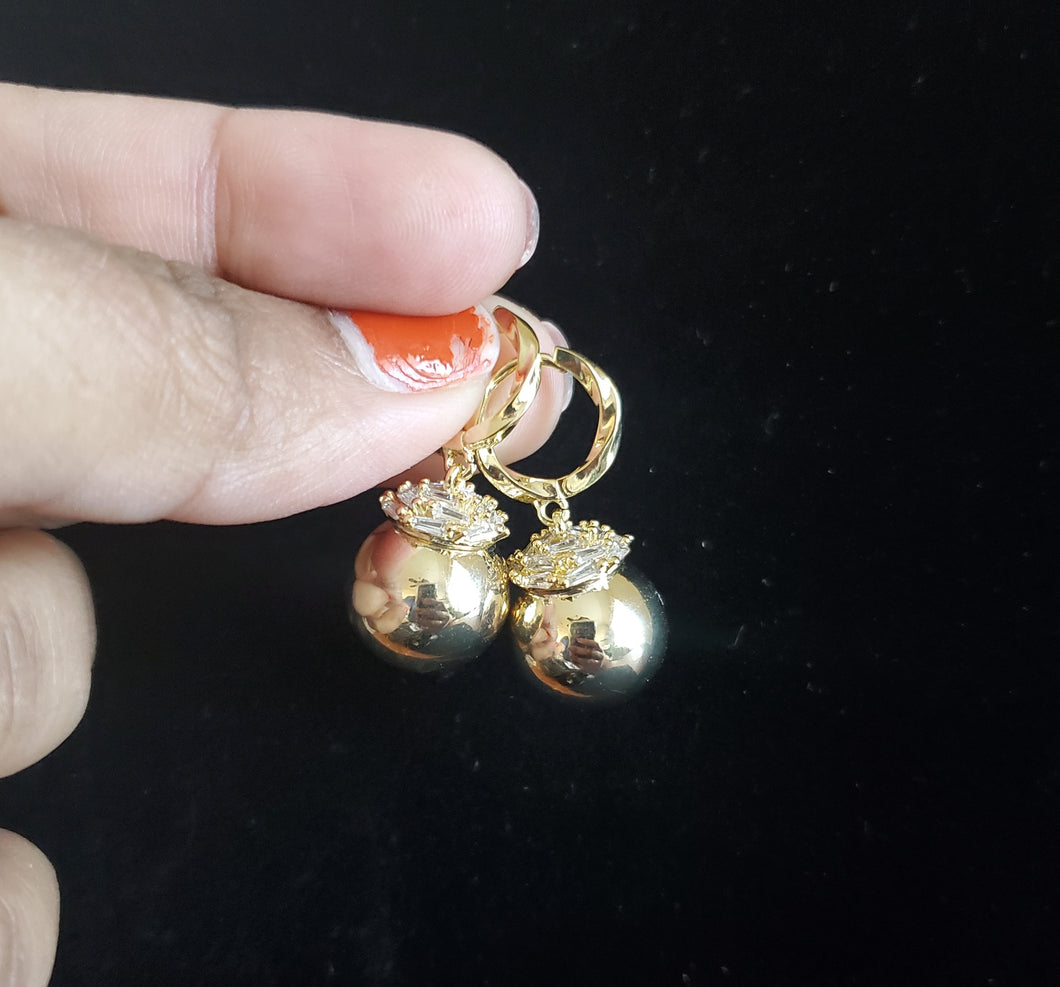 Western Small Earrings  Gold