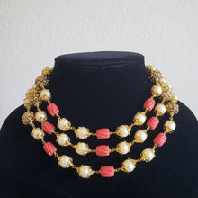 Load image into Gallery viewer, Asha R Three Layer Beads Chain
