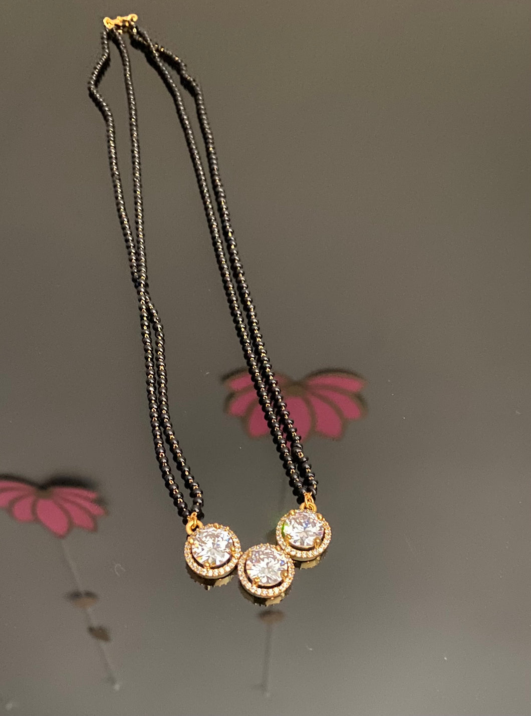 Reserved For Swetha Reddy And Lavanya Venkat Ramesh  Cz Classic Mangalsutra With Gold Plating