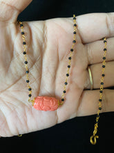 Load image into Gallery viewer, Lucky Rocky Coral Black Bead Set