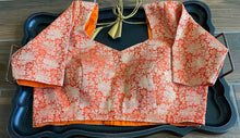 Load image into Gallery viewer, Sravya Pure Benaras Silk Brocade Blouse(Shipping included)
